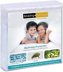 Mattress Protector 100 Waterproof Hypoallergenic Top Protection Only Vinyl Free Zippered Mattress Prote In 2020 Mattress Protector Waterproof Mattress Mattress Covers