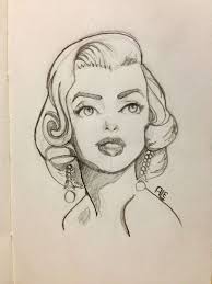 Marilyn Monroe Sketches Art Sketches Drawing Sketches