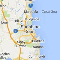 Australia Sunshine Coast Map Maps - Sunshine Coast Australia