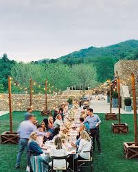 Organizing a backyard wedding gets cheaper than getting a reception in a salon. How To Create An Intimate Backyard Wedding Reception Ruffled