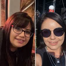 I just got sent this first pic and couldn't help but do a side by side  comparison to now! This is what 4.5st weight loss looks like