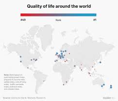 The idea was to find out how efficient healthcare in the united states is. The Best Cities For Quality Of Life Cost Of Living And Healthcare