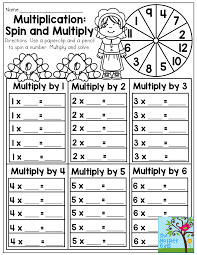 Multiplication Spin And Multiply Such A Fun Multiplication Math Game Found In The November No P 3rd Grade Math Multiplication Math Multiplication Worksheets