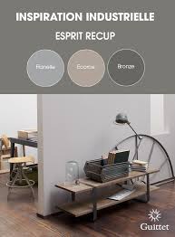 Collection Inspiration Industrielle De Guittet Des Couleurs Qui Rappellent Le Vieillissement D Deco Salon Decoration Interieure Industrielle Objet Deco Design