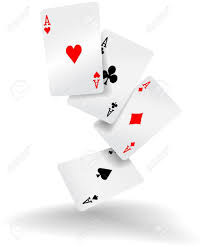 Four Aces Of Diamonds Clubs Spades And Hearts Fall Or Fly As Ace Of Diamonds Playing Cards Cards