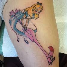 The full body tattoo is inspired by the story of alice in wonderland. Alice In Wonderland Tattoos Popsugar Beauty