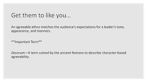 Eminem S Rules Of Decorum The Agreeable Side Of Ethos Ppt Download