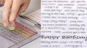 Card making word dies available at scrapbook.com. How To Create Sentiment Backgrounds With Word Stamps For Cards Youtube