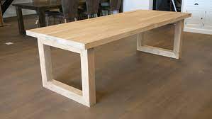 oxford amerikaans eiken houten poten is een eiken eettafel met rechthoekige u poten snel leverbaar in meer dan 30 kleuren eettafel tafels eiken tafel