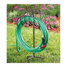 Whether you are watering plants, washing the car, or rinsing off the sidewalk or patio, the adjustable hose reel nozzle settings make choosing the perfect water flow easy. Wrought Iron Hose Holder Garden Hose Holder Garden Hose Storage Hose Holder