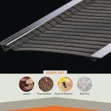 Avoid expensive damages caused by clogged gutters. Gutter Guard By Gutterglove 4 Ft L X 5 In W Stainless Steel Micro Mesh Gutter Guard 20 Pack Thd80 The Home Depot