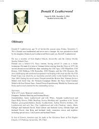 Donald Leatherwood Obituary, Sevierville, TN