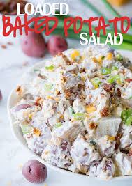 Loaded Baked Potato Salad Recipe Loaded Baked Potato Salad Baked Potato Salad Loaded Baked Potatoes