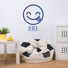 More icons from the icon set emoji. Emoji Wall Decal Personalized Vinyl Decorations For Boys Or Girls Bedroom Tongue Playroom Or Study Area Decor Children S Room Decor Home Decor Femsa Com