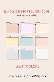 Folder Icons For Mac Computers Neutral Color Folder Icons For Etsy Folder Icon Note Writing Paper Desktop Icons