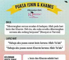 Pagi ni nieyl share sedikik ilmu yang mungkin boleh kita amalkan. Niat Puasa Sunat Isnin Dan Khamis Jakim
