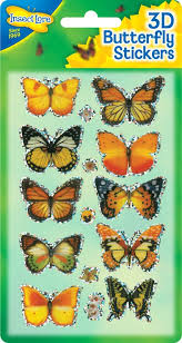 Download 3d Butterfly Stickers Insect Lore