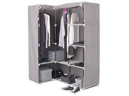 Songmics armoire penderie noir 150 x 45 x 180cm lsf03h. Armoire D Angle 1 Penderie 10 Etageres Vente De Five Conforama