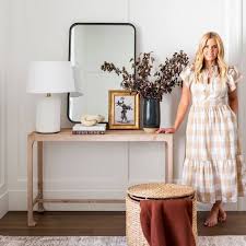 Belmont Shore Curved Foot Console Table Gray Wash Threshold Designed With Studio Mcgee In 2020 Bright Decor Decor Studio Mcgee