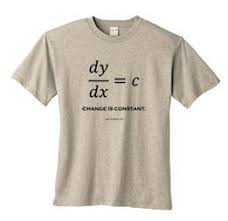 Change Is Constant Math T Shirts Geek Shirts Nerdy T Shirts Science Shirts Equation T Shirts Geek Shirts Math Shirts Nerdy Shirts
