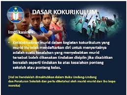 Panduan tatacara pengurusan disiplin murid. Dasar Kokurikulum Dasar Pelaksanaan Kokurikulum Terkandung Dalam Dasar