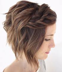 This hair style features short sides and a long top, the latter being in different layers. 15 Ideas To Style Short Hair For Christmas Styleoholic