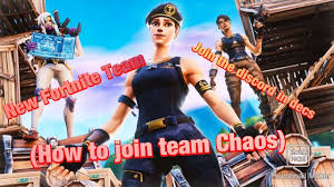 The official discord server of evoke we are an up and coming fortnite team who is looking for members to join our discord and team. How To Join Team Chaos Join A Fortnite Clan Joinafortniteclan Chaos100rc Fortniteclan Chaosggz Youtube