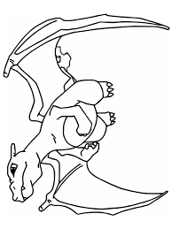 Glumanda, die eidechse pokemon (#004) glumanda ist eines der drei starter können, die sie, in kanto wählen. Charizard Pokemon Color Page 1001coloring Com