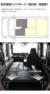 楽天市場 n van ベッドキット レザータイプ クッション材20mmn van jj1 jj2 専用n vanベッド n van車中泊 車中泊マット 荷室 棚 ベットキット日本製 mgr customs 車中泊 軽バン カスタム 車