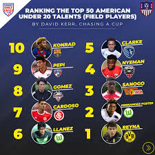 Aug 16, 2021 · 1:05:21. Ranking The Top 50 American Under 20 Talents U20 World Cup