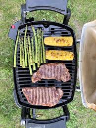 Chicken, beef, lamb, pork and fish. The Airstream Weber Q 1200 Gas Grill