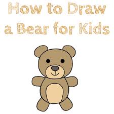 You will learn to draw all kind of cute, cartoon like and even realistic characters and our collection of lessons is always growing. How To Draw A Bear For Kids How To Draw Easy