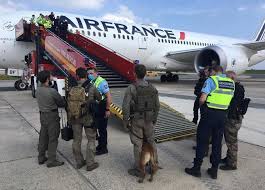 This is an active bomb threat investigation. France Probing Bomb Threat On A Flight From Chad To Paris Ministry Arab News