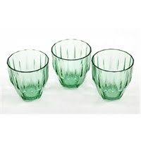 Pasabahce Diamond Yesil Su Bardak 3 Lu Yemek Takimi Yesil Su