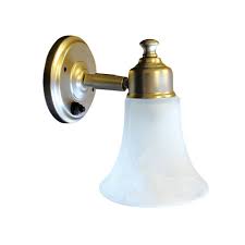 Globe Wall Sconce With Alabaster 410135501401rt The Home Depot