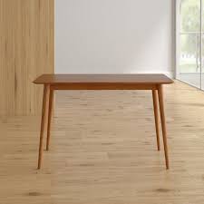 Goodyear Mid Century Modern Wood Dining Table Wood Dining Table Modern Wood Dining Table Dining Table In Kitchen