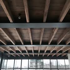 Play Of Wood Wooden And Steel Beams Ceiling Graanmarkt13 Theappartment Antwerp Wood Beam Ceiling Steel Beams Steel Architecture