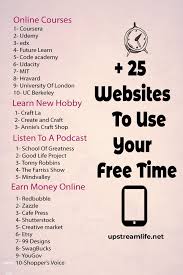 Productive Things To Do In Your Free Time Hacks Life Hacks Websites New Things To Learn Simple Life Hacks