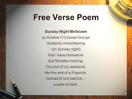 How to make a free verse poem. Poetry Ppt Video Online Download