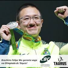 Felipe Wu, atleta patrocinado da CBC e da Taurus, conquista classificação  para a Olímpiada de Tóquio