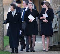 1975 x 3000 · jpeg. Princess Anne Autumn Phillips And Peter Phillips Attend Sarah Staples Funeral Hello