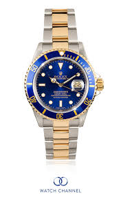 It is critical to mention that this is the first waterproof wrist watch designed for a depth of 100 meters. Watch Channel Rolex Submariner Two Tone