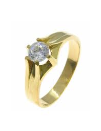 Es por eso que elegir el anillo perfecto es tan crucial. Solitario Hombre Oro 18k Luz