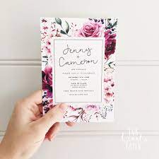 Floral Classy Modern White Invitation Engagement Invitation Design Custom Script Cheap Wedding Invitations Engagement Invitation Design Engagement Invitations
