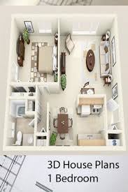 New home designs and house plans. 3d House Plans 1 Bedroom For Android Apk Download