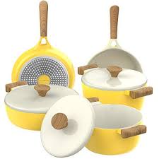 10 Best Selling Pots And Pans To Buy For Your Household Widest Ceramic Cookware Set Ceramic Cookware Ceramic Nonstick Cookware