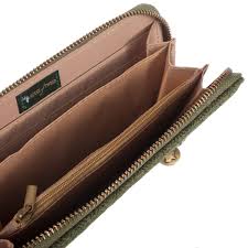 Harris tweed 'jura' purse in raspberry check. Women S Wallets Purses Dunedin Cashmere