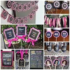 Birthday Party Ideas For 40 Year Old Woman Forty And Fabulous 40 And Fabulous 40th Centerpiece 40th Birthday Party Decorations 40th Decor Ladies Birthday Pink Gold 40th Birthday Decorations 40th Birthday Parties Birthday Party Cups