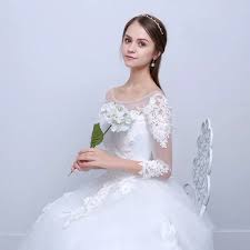 Browse david's bridal stunning collection of wedding ball gowns & book an appointment now! 2017 Korean Lace Up Long Sleeve Ball Gown Wedding Dresses Plus Size Bridal Dress Buy Long Sleeve Ball Gown Plus Size Wedding Dresses With Sleeves Ball Gown Wedding Dresses With Sleeves Product On