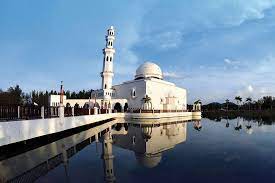 One is the tengku tengah zaharah mosque which is the state mosque in terengganu and the first 'floating' mosque in the country. The Floating Mosque Masjid Tengku Tengah Zaharah Sumai Hotel Apartment